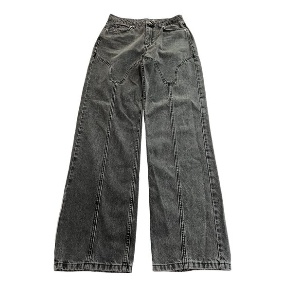 NA-KD Denim - NWOT NA-KD Straight Leg Jeans in Washed Black